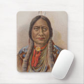 Rooksignalen: Lakota Indian Chief Sitting Bull Muismat (Met muis)