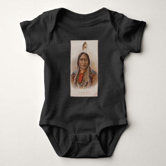 Rooksignalen: Lakota Indian Chief Sitting Bull Romper (Voorkant)