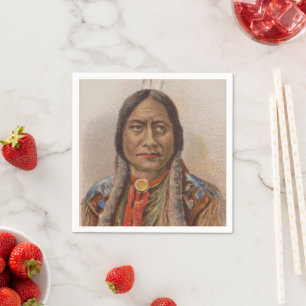 Rooksignalen: Lakota Indian Chief Sitting Bull Servet