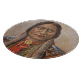 Rooksignalen: Lakota Indian Chief Sitting Bull Snijplank (Hoek)