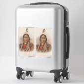 Rooksignalen: Lakota Indian Chief Sitting Bull Sticker (Koffer)