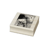 ROOKSKELET, BEGRAAFPLAATS RUBBER STEMPEL (Stempel)