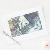ROOKSKELETON, STICKERS VOOR DE CEMETERY SHEET Rec. (Envelop)
