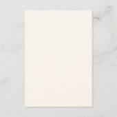 Rookspruce Klassieke Script Bruiloft QR Code RSVP Informatiekaartje (Achterkant)
