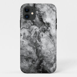 Rookstrepen zwart wit marmeren steenafwerking Case-Mate iPhone case