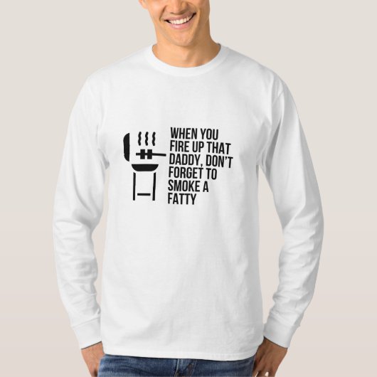 ROOKT EEN FATTY T-SHIRT (Voorkant)