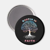 Rookt in Faith Tree Magnet (Voorkant / Achterkant)
