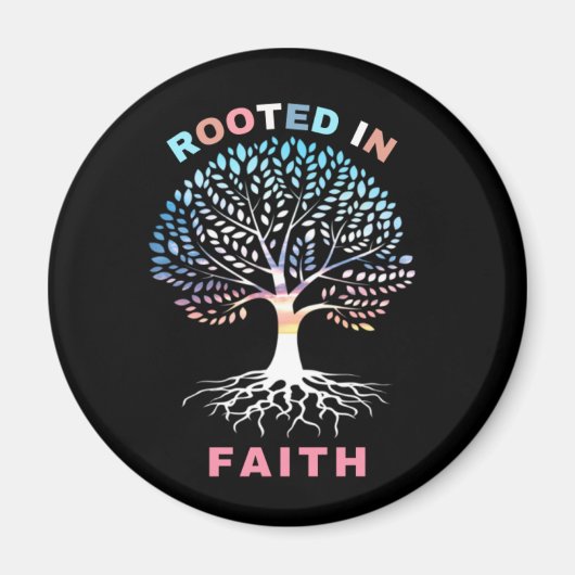 Rookt in Faith Tree Magnet (Voorkant)