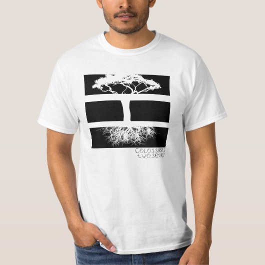 Rookte structuur t-shirt (Voorkant)
