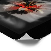 Rooktoestellen in druk poster (Hoek)