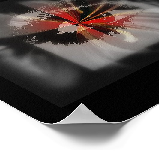 Rooktoestellen in druk poster (Hoek)