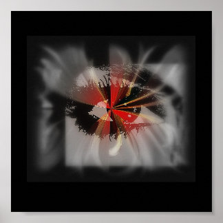 Rooktoestellen in druk poster