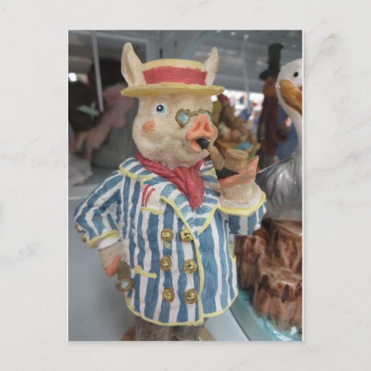 Rookvarkens Briefkaart (Voorkant)