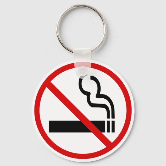 Rookverbod bord sleutelhanger (Voorkant)