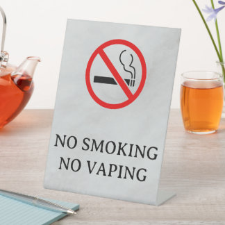 Rookverbod bord statief bord reclamebord met voetstuk