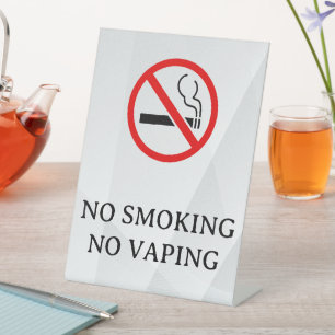 Rookverbod bord voetstuk bord reclamebord met voetstuk