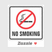 Rookvinyldeca zonder zwarte grens sticker (Vel)