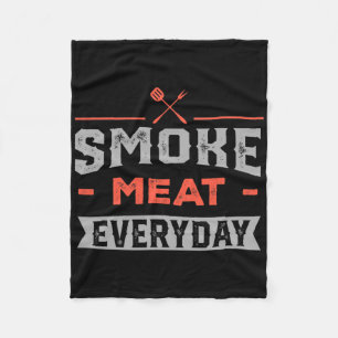Rookvlees Dagelijks BBQ Voedsel Redding Voedsel Vl Fleece Deken