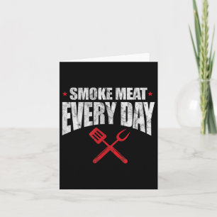 Rookvlees Dagelijks Grappige BBQ Grill Maste Kaart