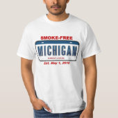 Rookvrij Michigan! T-shirt (Voorkant)