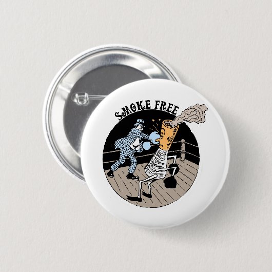 Rookvrij. Slank. Ronde Button 5,7 Cm (Voorkant /achterkant)