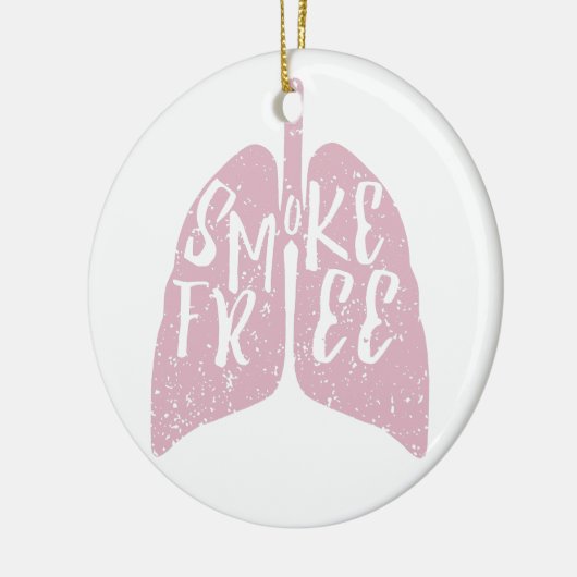 Rookvrije longen keramisch ornament (Links)