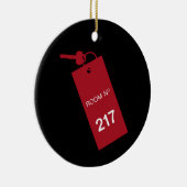 Room 217 Keys Keramisch Ornament (Rechts)