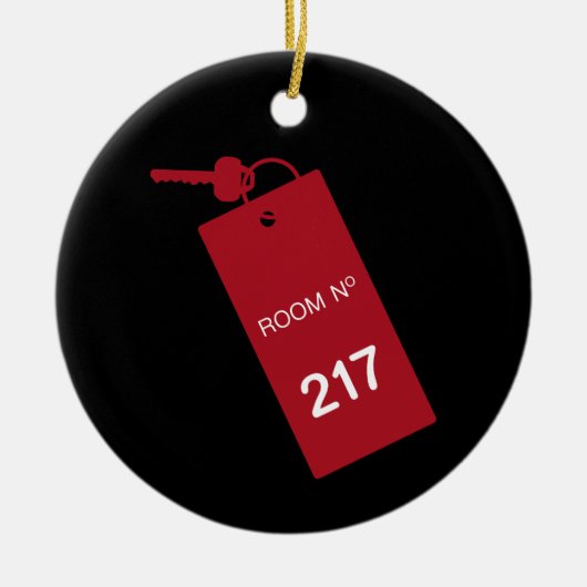 Room 217 Keys Keramisch Ornament (Voorkant)