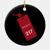 Room 217 Keys Keramisch Ornament (Achterkant)