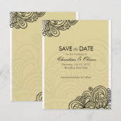 room maken Datum opslaan Save The Date (Voorkant / Achterkant)