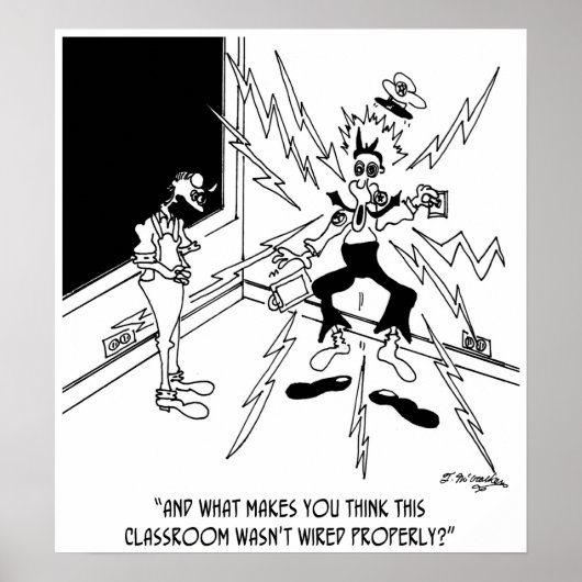 Room Not Wired Properly? Poster (Voorkant)