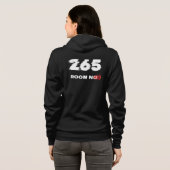  Room Number 256 in  Hoodie (Achterkant volledig)