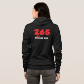  Room Number 256 in  Hoodie (Achterkant volledig)
