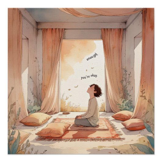 Room of Acceptance – Gentle Reminder Art Print Perfect Poster (Voorkant)