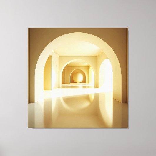 Room of Reflections Canvas Afdruk (Voorkant)