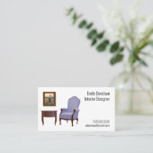 Room Tableau Interieur Design Antieke Visitekaartje (Staand voorkant)