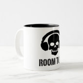 Room Tone Skull - Mok voor geluidsmixers (Voorkant links)