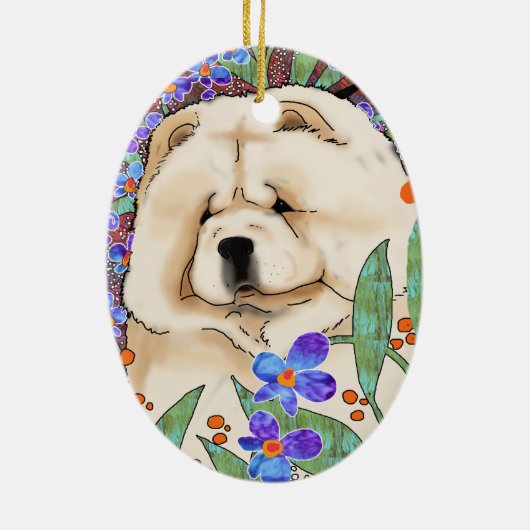 ROOM VAN DE KROP-hanger Keramisch Ornament (Achterkant)