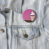 roombeestje ronde button 5,7 cm (In situ)