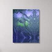 Roomblauw ijs canvas afdruk (Voorkant)