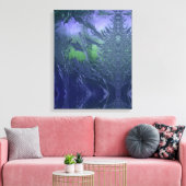 Roomblauw ijs canvas afdruk (Insitu (Woonkamer))