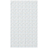 Roomblauwe stralen tafelkleed (Voorkant)