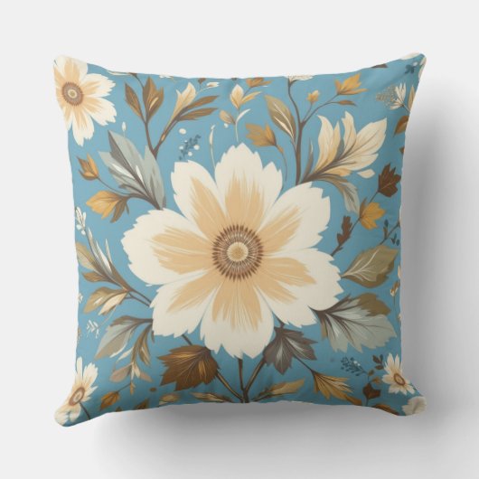 roombloem buitenkussen (Achterkant)