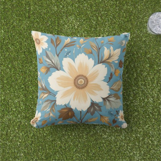 roombloem buitenkussen (Gras)