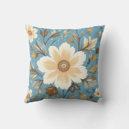 roombloem buitenkussen (Achterkant)