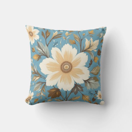 roombloem buitenkussen (Voorkant)