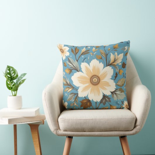 roombloem kussen (Stoel)