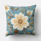 roombloem kussen (Achterkant)