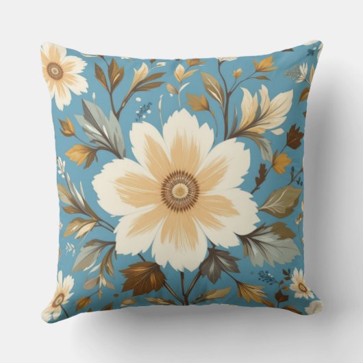 roombloem kussen (Achterkant)