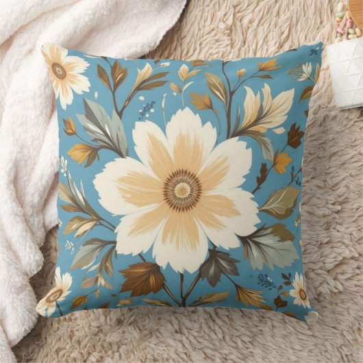 roombloem kussen (Deken)